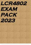LCR4805 EXAM PACK 2023