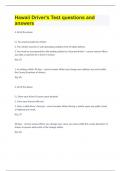 Hawaii Driver's Test questions and answers&period;