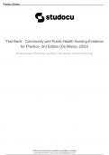 Test Bank - Community and public health nursing practice