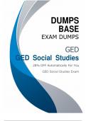 Ged certified ged social studies dumps questions v8 02 dumpsbase 