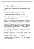 chem 120 exam 1 Questions And Answers