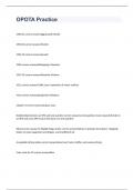 OPOTA Practice Exam 2023 with 100&percnt; complete answers