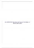 ALL HESI EXIT Questions and Answers Test Bank&semi; A&plus; Rated Guide &lpar;2023&rpar;