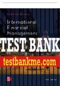 Test Bank For International Financial Management&comma; 9th Edition All Chapters - 9781260013870