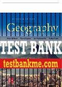 Test Bank For Introduction to Geography&comma; 16th Edition All Chapters - 9781260364132