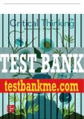 Test Bank For Critical Thinking&comma; 13th Edition All Chapters - 9781260241020