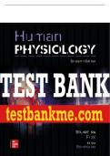 Test Bank For Human Physiology, 16th Edition All Chapters - 9781260720464