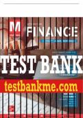 Test Bank For M&colon; Finance&comma; 5th Edition All Chapters - 9781260772357