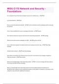 WGU C172 Network and Security - Foundations Exam Package Deal Graded A&plus;