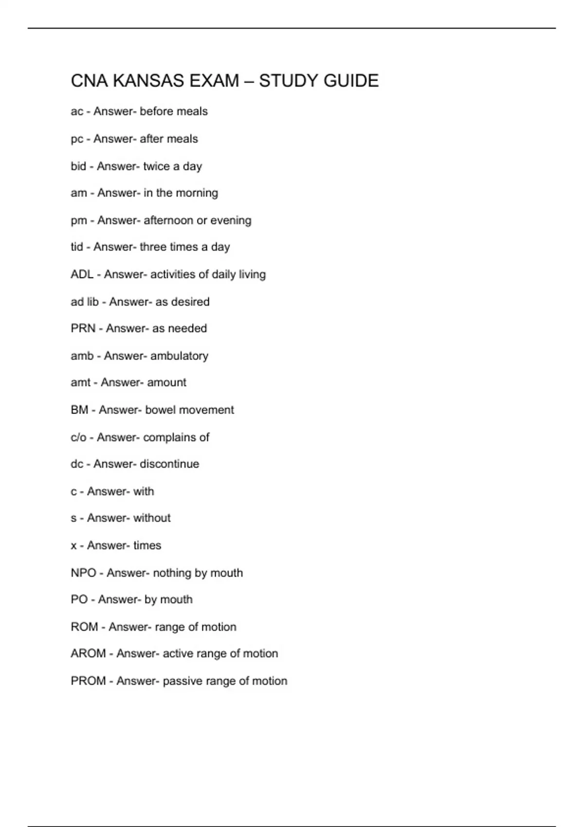 CNA KANSAS EXAM – STUDY GUIDE - CNA - Stuvia US cna-kansas-exam-study-guide-cna-stuvia-us