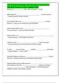 911 Driving Knowledge Test Questions and Answers &lpar;Verified Answers&rpar; Latest Update 2023
