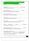 911 Driving Knowledge Test Questions and Answers &lpar;Verified Answers&rpar; Latest Update 2023