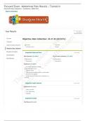 Focused Exam&colon; Abdominal Pain Results &vert; Turned In Advanced Health Assessment - Chamberlain&comma; NR509-2023 Questions and 100&percnt; Correct & Complete Answers&comma; Highly Recommended&comma; Graded A&plus;