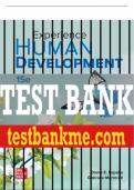 Test Bank For Experience Human Development, 15th Edition All Chapters - 9781266349560