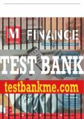 Test Bank For M: Finance, 6th Edition All Chapters - 9781264412754