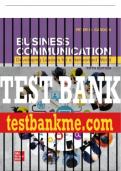 Test Bank For Business Communication: Developing Leaders for a Networked World, 5th Edition All Chapters - 9781266678684