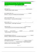 911 Driving Knowledge Test Questions and Answers &lpar;Verified Answers&rpar; Latest Update 2023