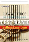 Test Bank For Law and Ethics for Pharmacy Technicians - 3rd - 2020 All Chapters - 9781337796620