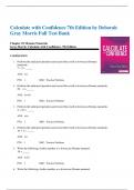 Calculate with Confidence 7th Edition by Deborah Gray Morris Test Bank | All Chapters