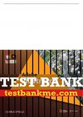 Test Bank For Adobe&reg; Illustrator Creative Cloud Revealed&comma; 2nd Edition - 2nd - 2023 All Chapters - 9780357541777