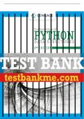 Test Bank For Fundamentals of Python&colon; Data Structures - 2nd - 2019 All Chapters - 9780357122754