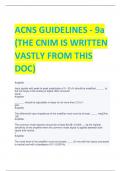 ACNS GUIDELINES - 9a  (THE CNIM IS WRITTEN  VASTLY FROM THIS  DOC)