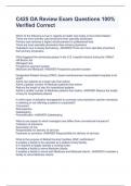 C425 OA Review Exam Questions 100&percnt; Verified Correct