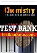 Test Bank For Chemistry for Engineering Students - 4th - 2019 All Chapters - 9780357026991