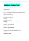 421 Postal Exam USPS