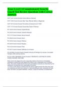 Texas Level 3 &lpar;Commissioned&rpar; Security Guard Test Review Questions with Correct Answers 