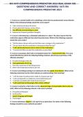 RN VATI COMPREHENSIVE PREDICTOR 2023 REAL EXAM 180  QUESTIONS AND CORRECT ANSWERS&sol; VATI RN  COMPREHENSIVE PREDICTOR 2023