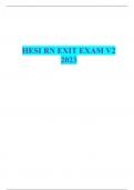 HESI RN EXIT EXAM V2 2023