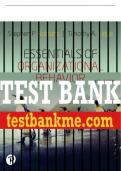 Test Bank For Essentials of Organizational Behavior 15th Edition All Chapters - 9780135468890