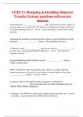 CETP 5&period;1 Designing & Installing Dispenser Transfer Systems questions with correct answers