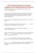 CETP 4&period;4 Basic Electricity For Propane Appliance Service questions with correct answers