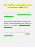 Drone Part 107 Exam Questions and Answers Already Passed Latest Updated 2023 &vert; Graded A&plus;