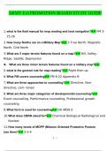 U.S. Army E-6 Promotion Board Study Guide Questions and Answers 2022/2023