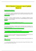 SSD 4 Module 4 Answers Latest Updated Rated A&plus;
