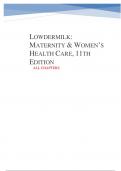Lowdermilk Maternity and Women's Health Care 11th Edition Test Bank all chapters