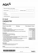 AQA A LEVEL CHEMISTRY PAPER 3 2023 QUESTION PAPER (7405-3)