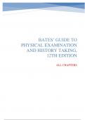 Bates’ Guide to Physical Examination and History Taking, 12th Edition 