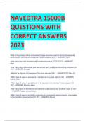 NAVEDTRA 15009B QUESTIONS WITH  CORRECT ANSWERS  2023