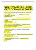 Guidewire Associate Exam QUESTION AND ANSWERS
