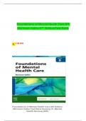 Foundations of Mental Health Care BY Morrison-Valfre 8TH  Edition        Test Bank