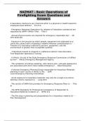 HAZMAT - Basic Operations of Firefighting Exam Questions and Answers