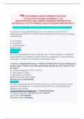 PN VATI NURSING CARE OF CHILDREN 2023&sol;2024 ACTUAL LATEST EXAMS &lpar;3VERSIONS&rpar; &sol; 320 QUESTIONS WITH 100&percnt; CORRECT VERIFIED ANSWERS WITH  RATIONALES&sol; VATI PN NURSING CARE OF CHILDREN &lpar;BRAND NEW&excl;&excl;&rpar;