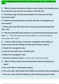 VATI COMPREHENSIVE PREDICTOR GREENLIGHT  EXAM B QUESTIONS AND ANSWERS GRADED A&plus;