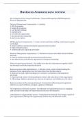 Business Acumen new review