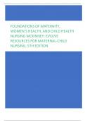 FOUNDATIONS OF MATERNITY&comma; WOMEN&rsquo;S HEALTH&comma; AND CHILD HEALTH  NURSING MCKINNEY&colon; EVOLVE  RESOURCES FOR MATERNAL-CHILD  NURSING&comma; 5TH EDITION