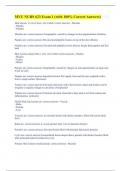 MVU NURS 623 Exam 1 &lpar;with 100&percnt; Correct Answers&rpar;
